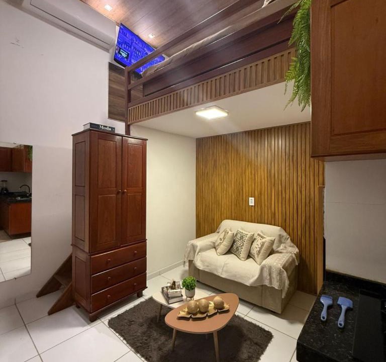 Poco Villa | 04 Mini casa pra 4 pessoas com ar perto da praia com garagem