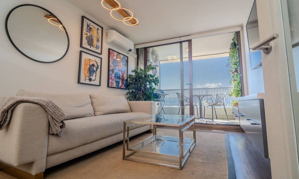 Nunoa Apartment | Andes view - A/C, pool, BBQ grill & free parking