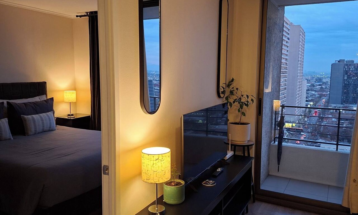 Las Rejas Apartment | Apartment Just Steps from Line 1, the Bus Terminal, and the Train Station