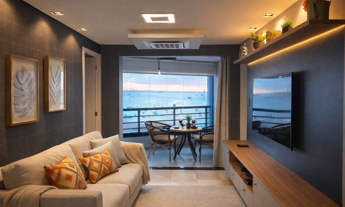 Vicente Pinzon Apartment | BEIRA MAR VIEWS OF THE BAY AND THE FORTRESS SHORE