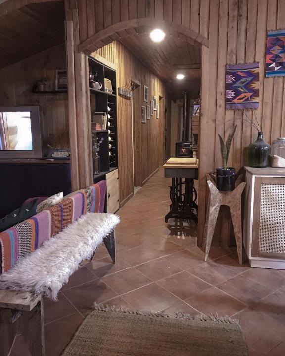 Casa de Lata House | Cabaña con Chimenea en el bosque-Termas de Chillan
