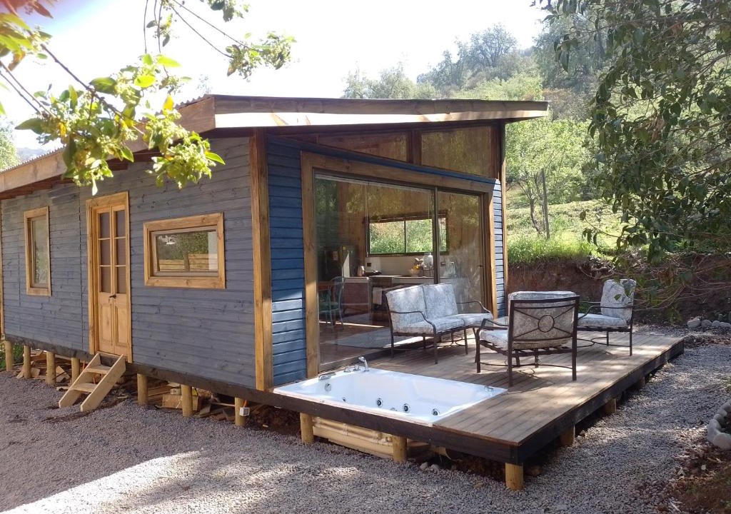 Melocoton Ski Chalet | Cabaña con Jacuzzi y Piscina Cajón del Maipo