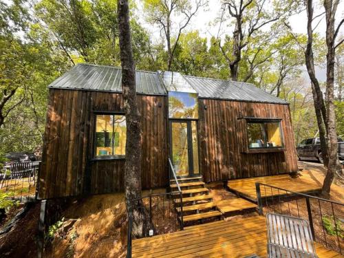 Diguillin Province Ski Chalet | Cabaña con Tinaja para disfrutar y Home Office para teletrabajar se requiere 4x4