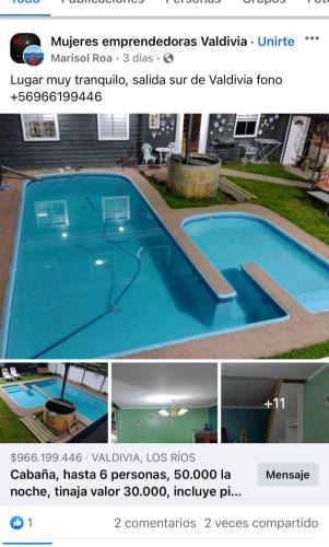 Valdivia Apartment | Cabaña con tinaja, piscina, quincho