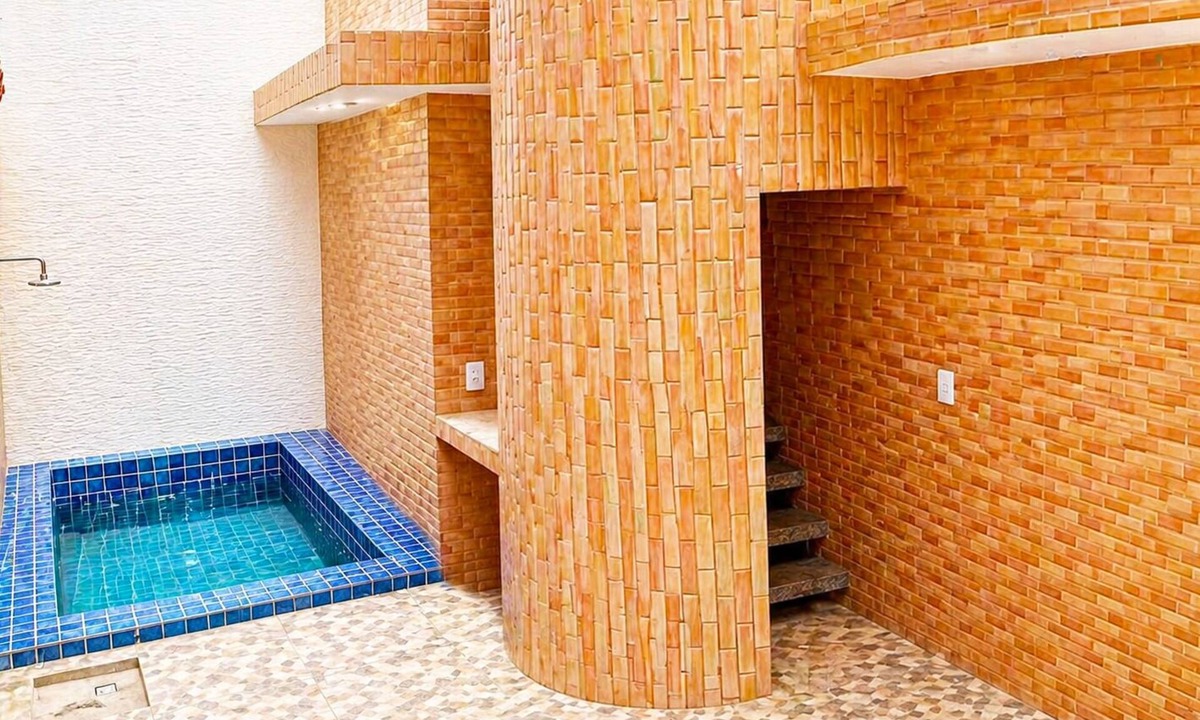 Aviacao Bed & Breakfast | Casa com piscina e churrasqueira a 100m da praia perfeita para famílias