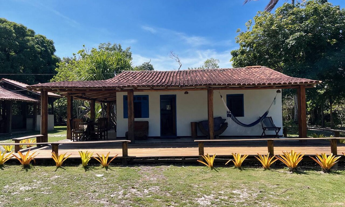 Prado House | Casa Moreira: Varanda e Praia a 200m | Corumbau o