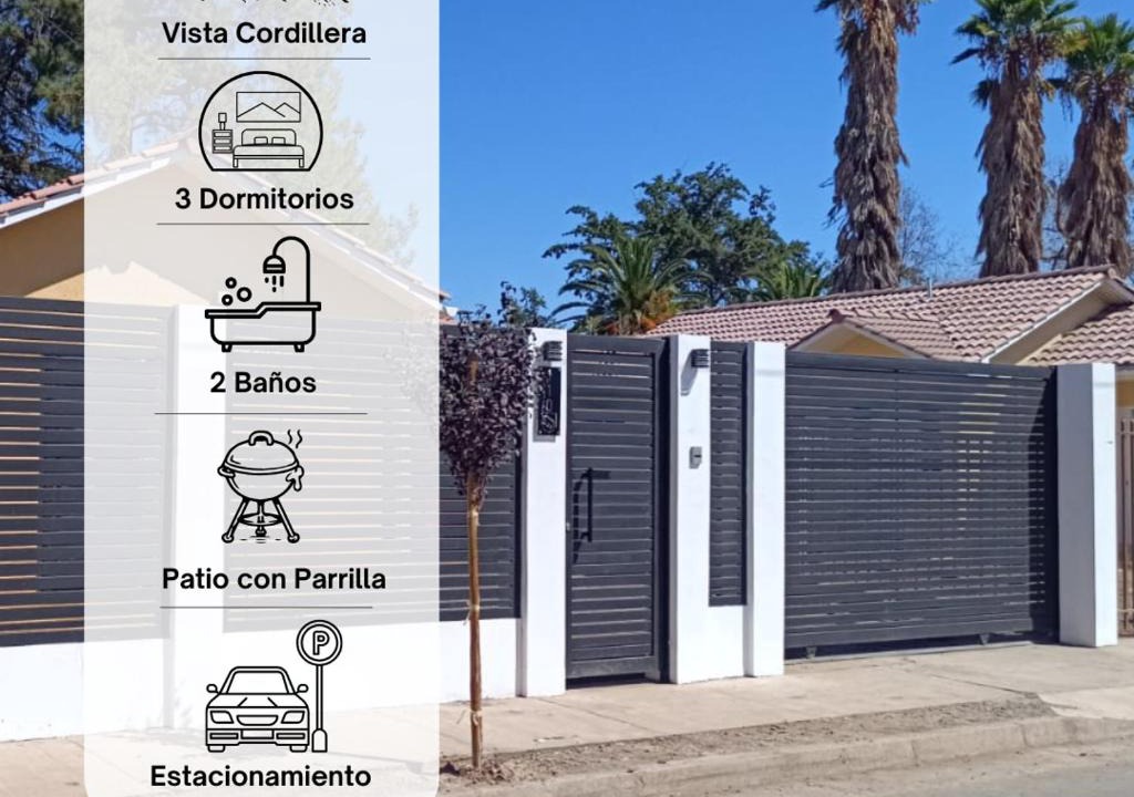Los Andes House | Casa Nueva con Amplio Estacionamiento Privado 3D 2B
