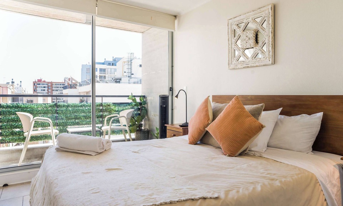 Downtown Santiago Apartment | Central Chic 1BR Steps from Metro & Attractions
