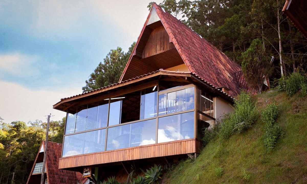Vitor Hugo Ski Chalet | Chalé c/Churrasqueira | Hotel Fazenda China Park