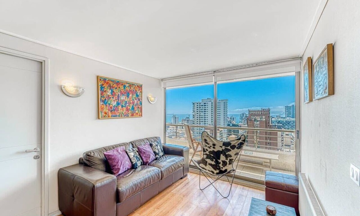 Vina del Mar Apartment | City & Sea 2D con Vista al Mar