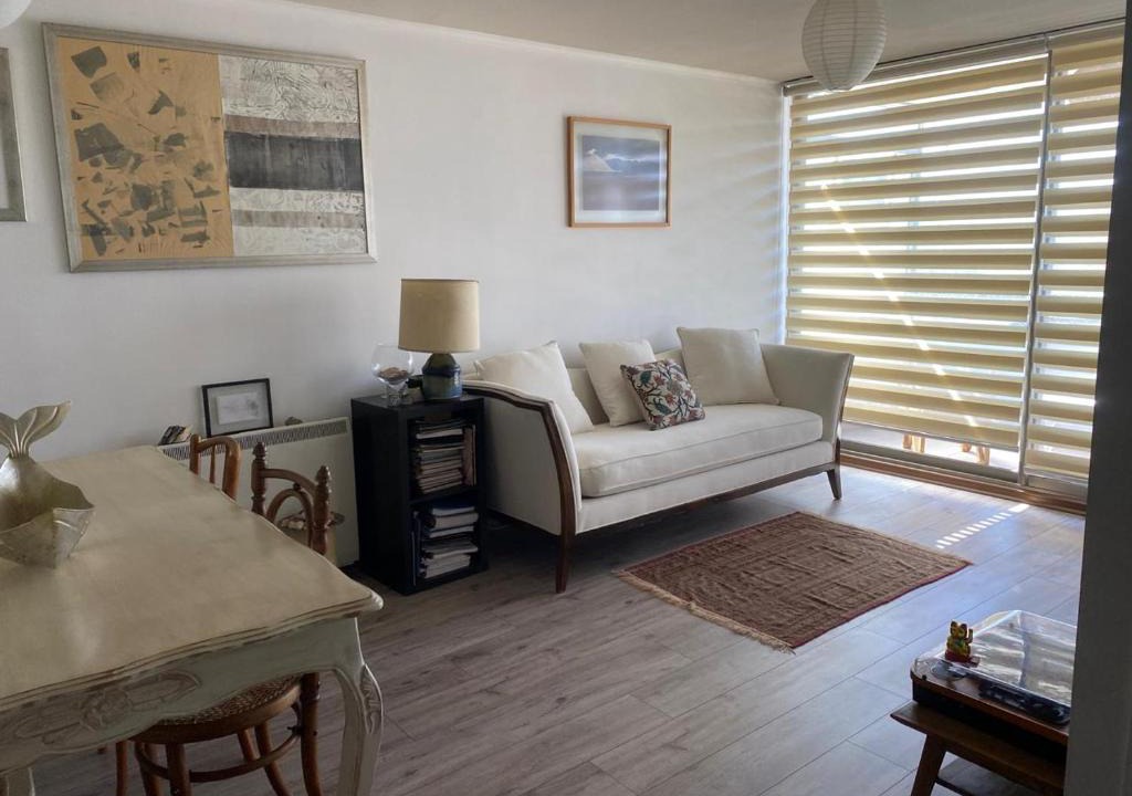 Santiago Apartment | Departamento luminoso a pasos del Barrio Italia con vista a la cordillera