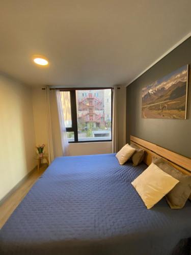 Downtown Santiago Apartment | Departamento moderno cerca Metro Santa Ana , Piscina, cowork, hasta 3 personas