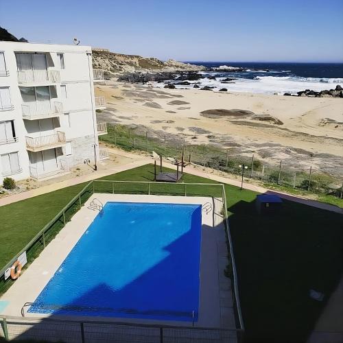 Las Cruces Apartment | Depto-House Patio Privado Frente al Mar en Condominio Las Cruces