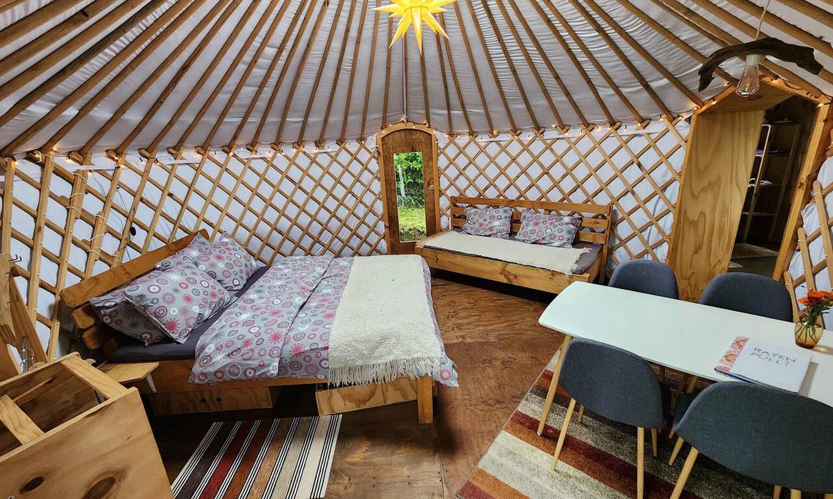 Puqueldon House | Eco-Yurt: AC, Forest Views, Free Parking