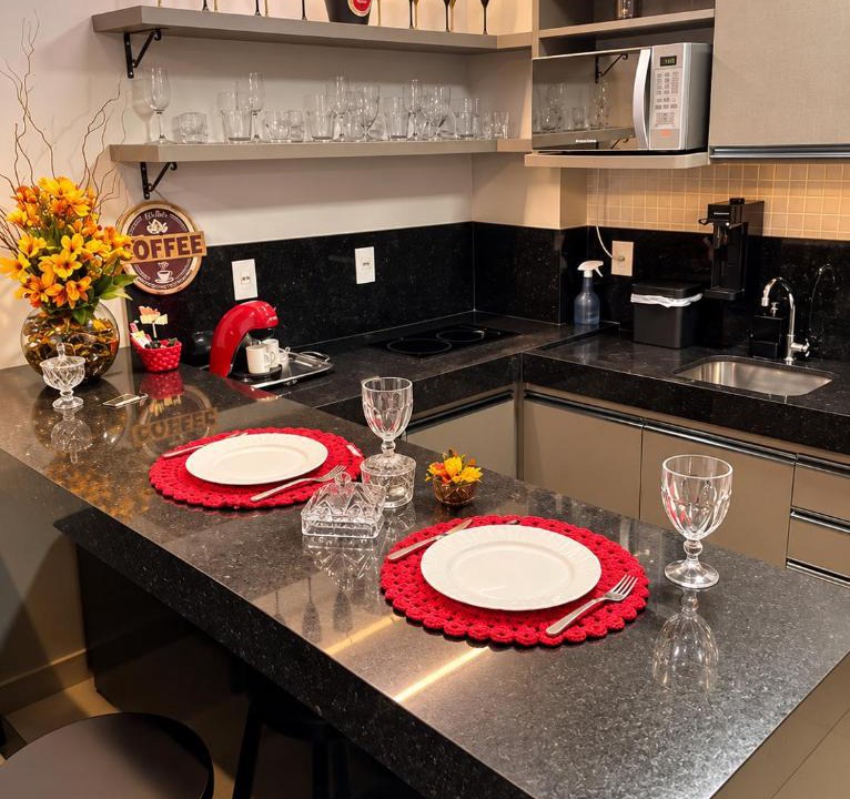 Jardim Goias Apartment | H-Flat Mobiliado com Garagem, 290m do Parque Flamboyant, Mínimo 2 Noites