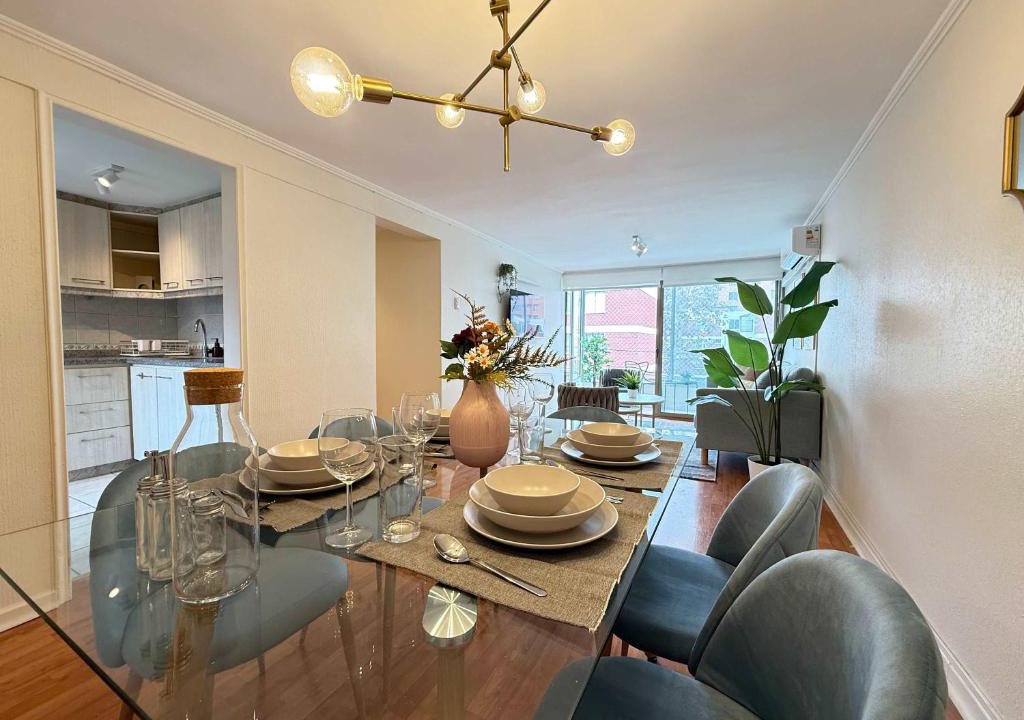 Providencia Apartment | HOM I A pasos Metro InésDeSuárez 4PAX, Providencia MPD31