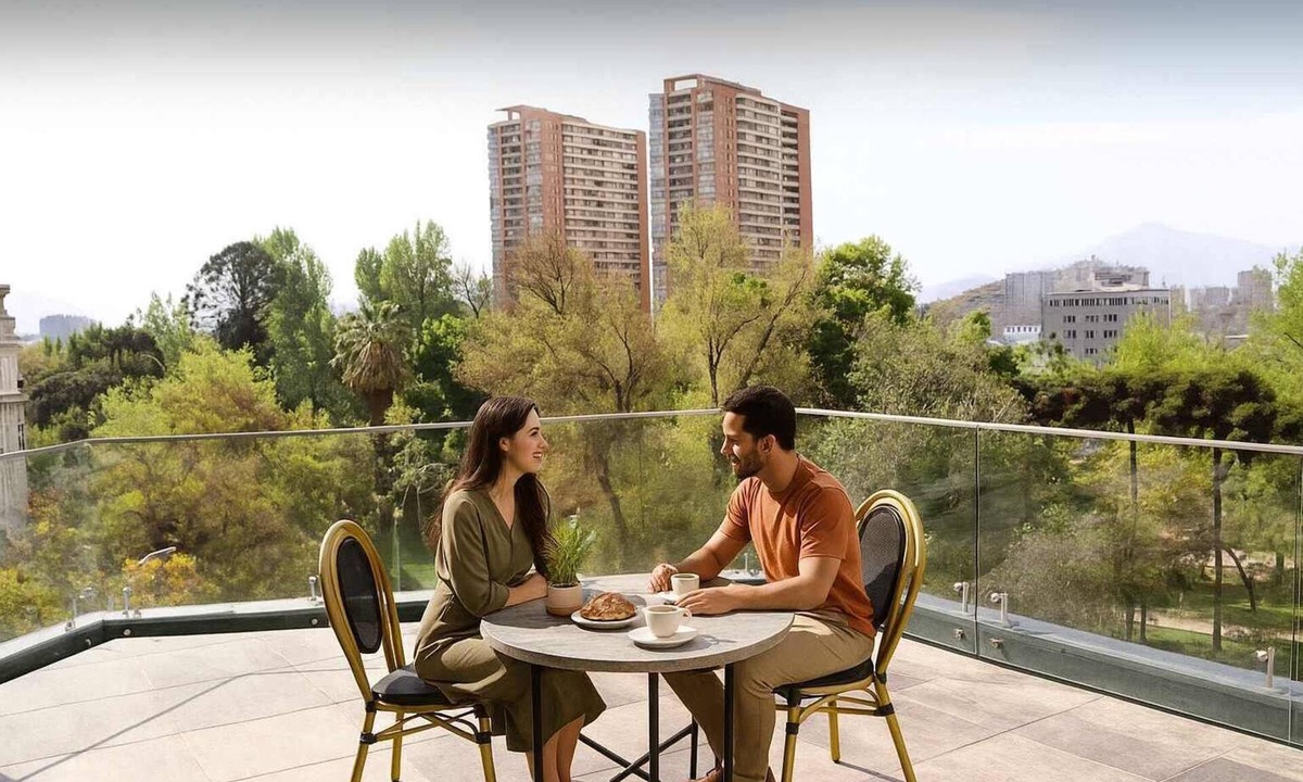 Santiago Apartment | HOM I Departamento 2D2B Cerca Bellas Artes Museo
