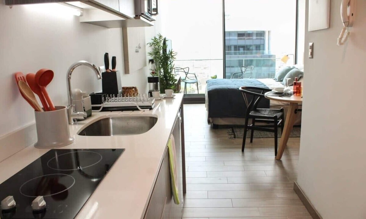 Historical District Apartment | HOM I Studio frente al mall I Equipado I Wifi