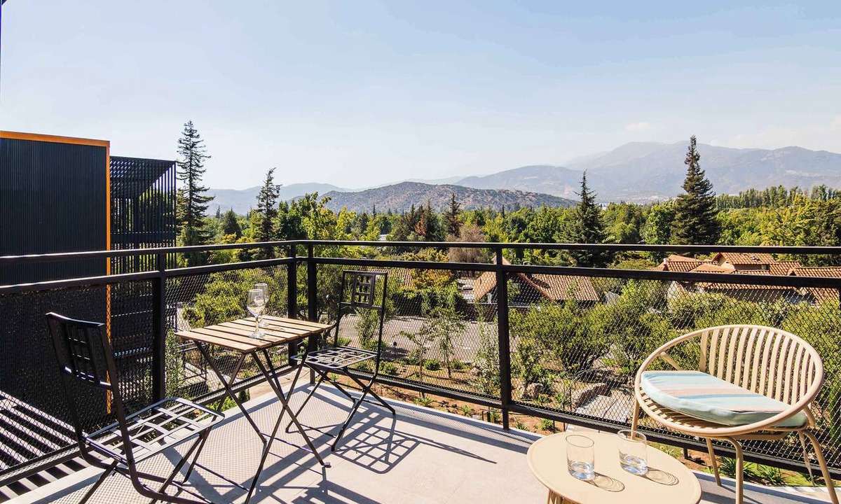 Santiago Apartment | HOM I Terraza Privada I Vista Cordillera I Parking