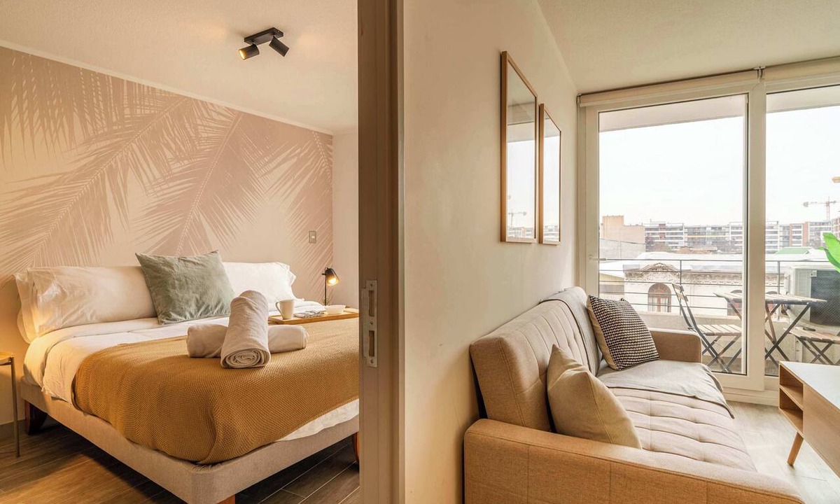 Downtown Santiago Apartment | HOM I WiFi Calefacción Gimnasio Movistar Arena