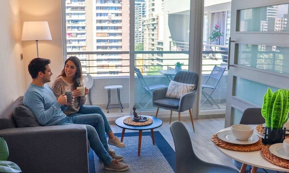 Downtown Santiago Apartment | HOM I Wifi en Piso 11 Calefacción Metro A/A Gym