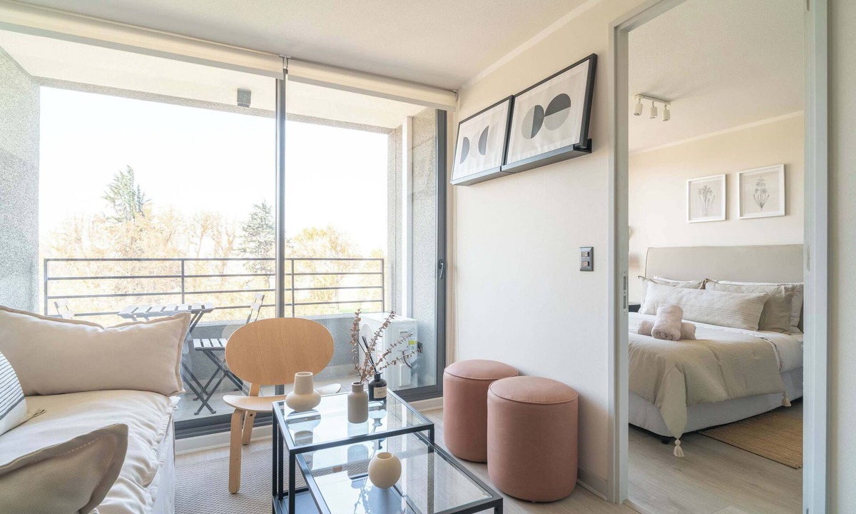 Downtown Santiago Apartment | HOM l 1D1B I WiFi l AA l Parking l Movistar Arena