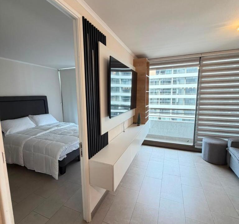 Macul Apartment | Hospédate con una vista de postal, en la comuna de Macul Este acogedor apartamento de1 Habitación 1 Baño con una laguna navegable