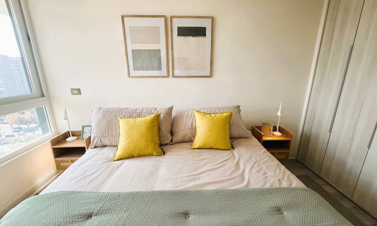 Nunoa Apartment | Metro Access Pool & Gym Parking in Ñuñoa