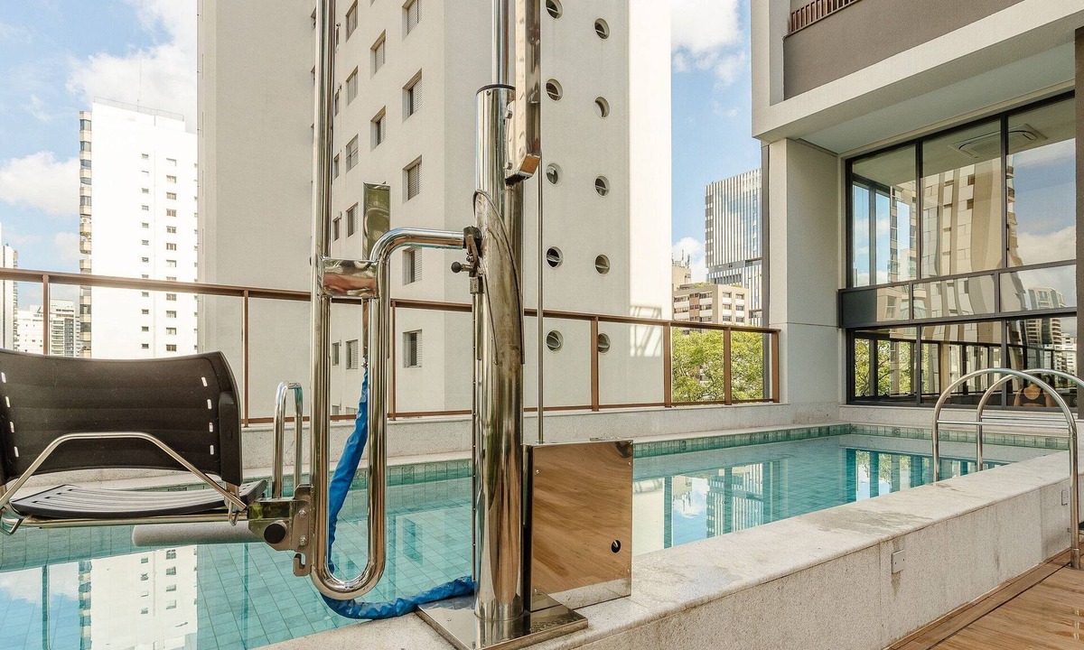 Campo Belo Apartment | Modern Accommodations Near Congonhas With Pool and gym Hmcs