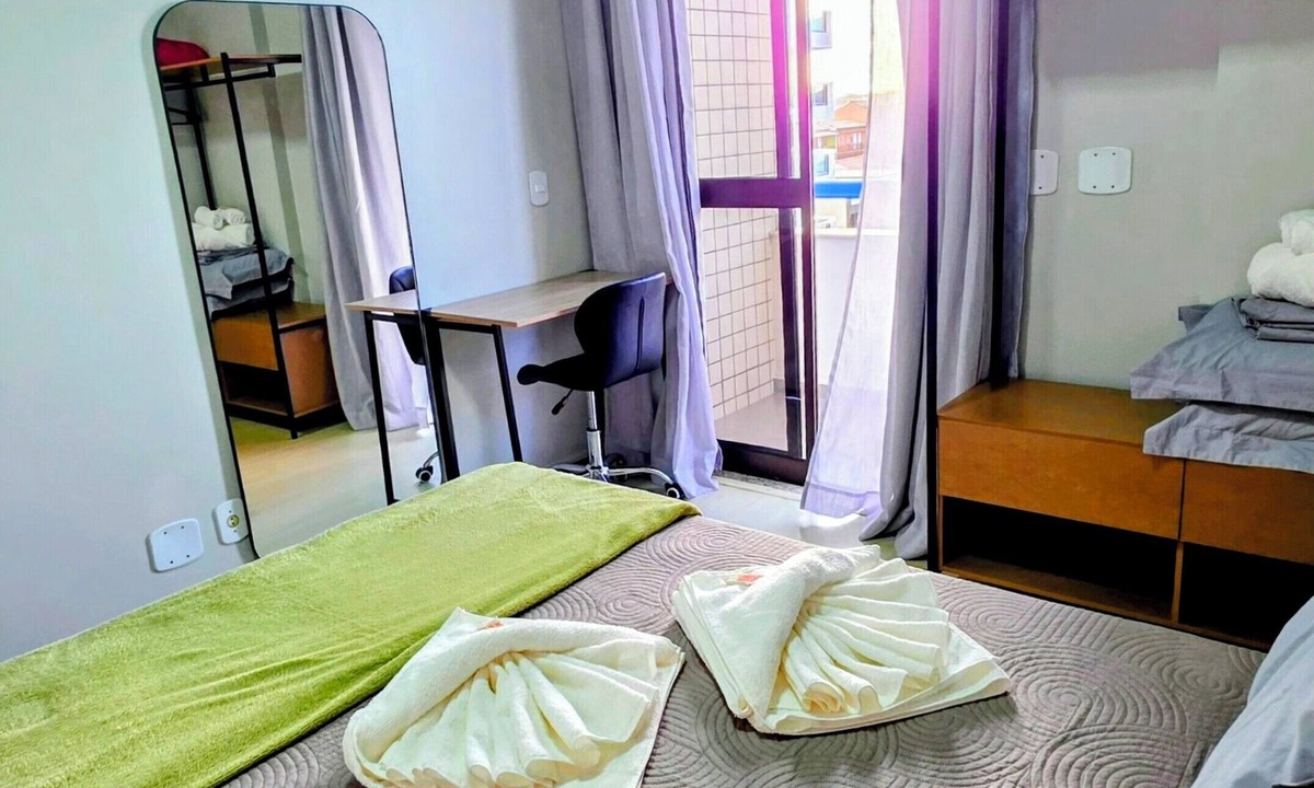 Vila Nova Apartment | Near Praia do Forte + Garage + 600mb Wi-Fi + Split Air Conditioning