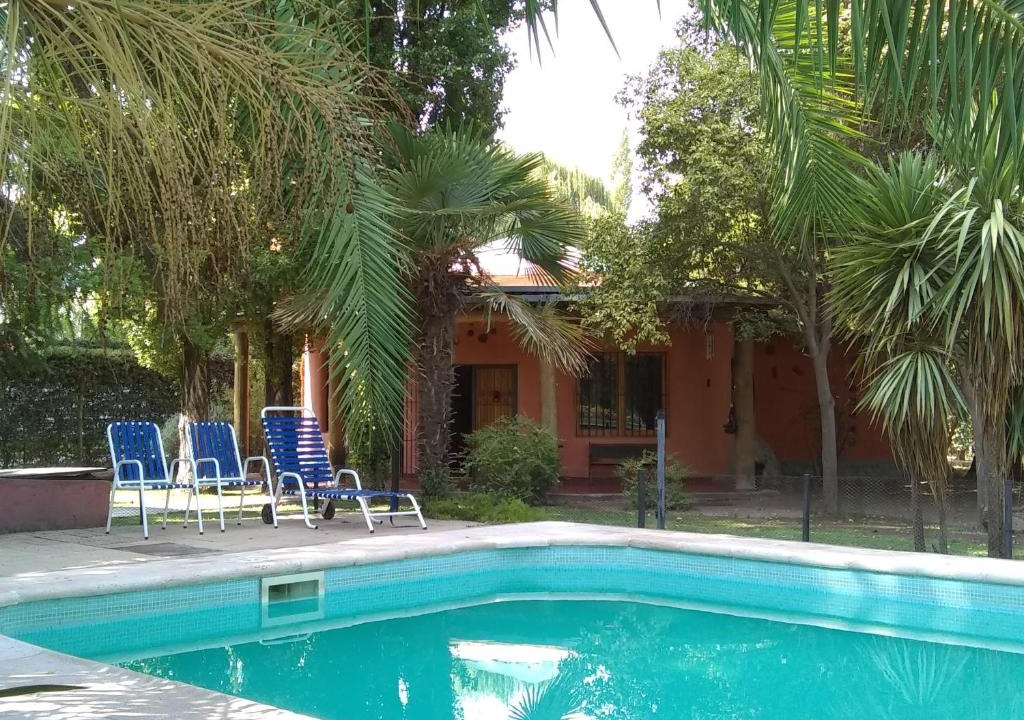 Maipu Cabin | Quinta uso privado con abundante naturaleza y gran piscina sobre los Caminos del Vino