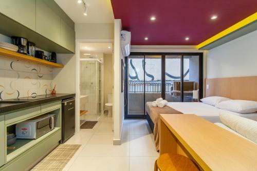Vila Buarque Apartment | ROOFTOP COM PISCINA - AC ao lado do metrô SANTA CECILIA