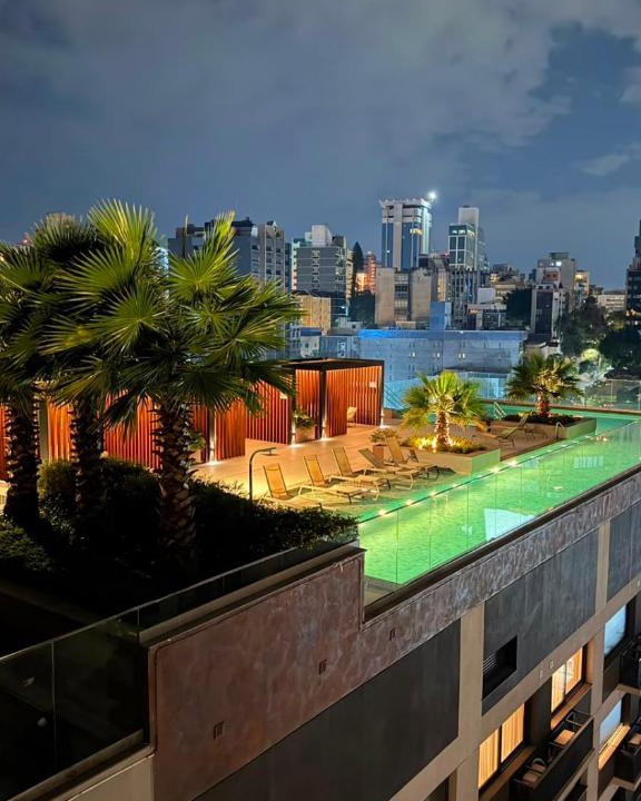Rio Branco Apartment | Skyline Rooftop Moinhos 1206 with balcony