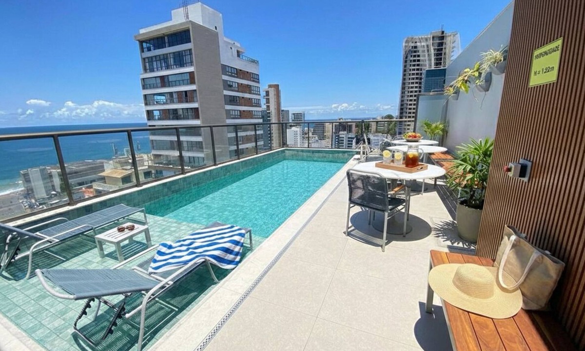 Barra Condo | Spacious Barra Ocean View Luxury King Condo with Rooftop Pool - Sleeps 4 - NEW!