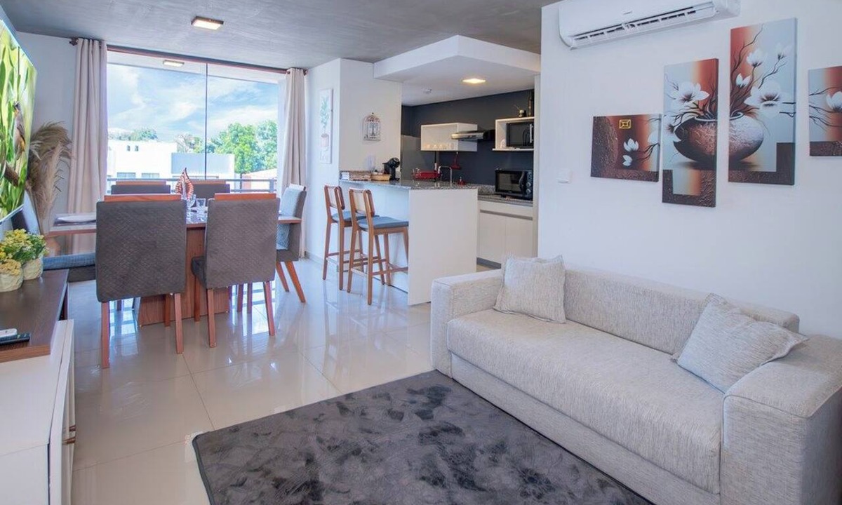 Luque Apartment | Spacious Oasis with Balcony, Kitchen Near Malls