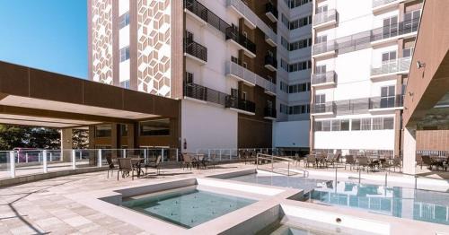 Prive das Caldas Apartment | SPAZZIO diRoma Hotel com piscina 24 e acesso todos os dias no diRoma Acqua Park , Splash e Slide