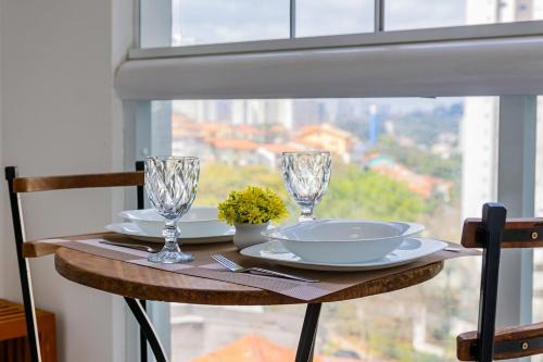 Sao Paulo Apartment | Studio Conforto com Piscina e Ar condicionado