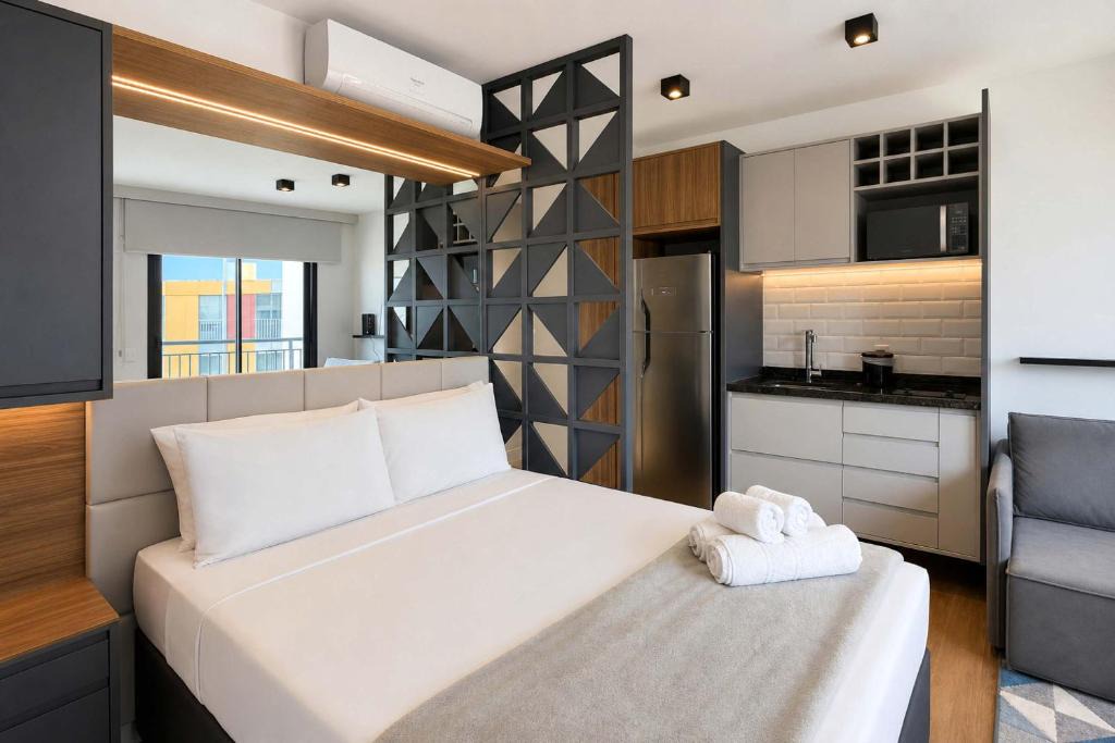 Indianopolis Apartment | Studio Elegante para 4 pessoas em Moema