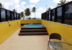 Flat Mar do Cabo Branco Residence in João Pessoa