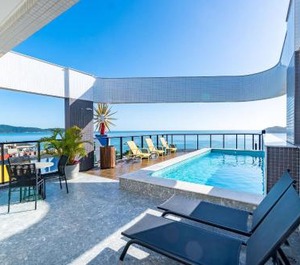 Aion Suítes Compacto E Luxuoso Loft Rooftop Com Piscina Academia À Poucos Passos Da Praia 