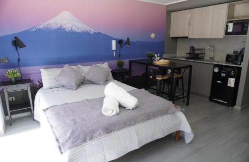 Downtown Santiago Apartment | Departamento full equipado a pasos del movistar arena, moderno y cómodo con toda la magia del sur