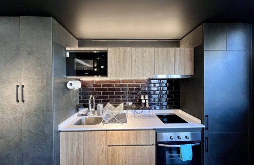 Downtown Santiago Apartment | Urban Artistic Santa Elvira - Laundry Parking Terrace