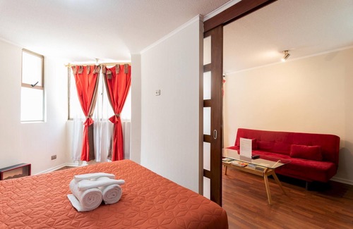 Bellas Artes Apartment | Urban Burgundy - 1BR, Metro, Wifi, TV