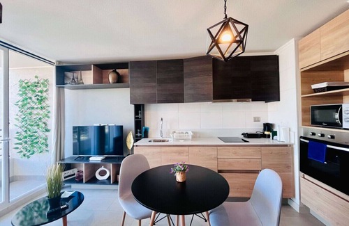 Downtown Santiago Apartment | Urban Santa Elena - Cowork Gym Parking Washer