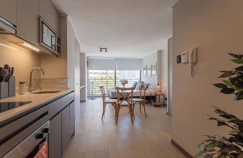 Nunoa Apartment | Ñuñoa Oasis Chic Studio for 2 guests