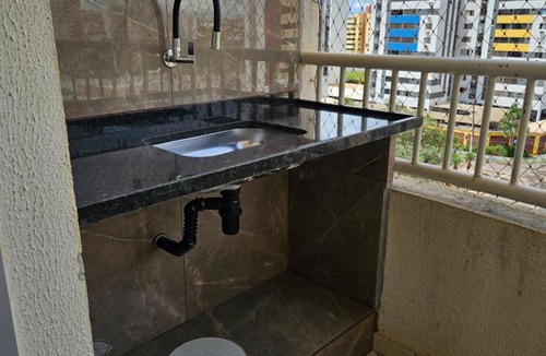 Do Turista Apartment | 504 - AP shopping, COOLER liberado no parque aquático, sacada gormet e internet banda larga no AP, Wi-Fi, próximo ao shopping Singapura