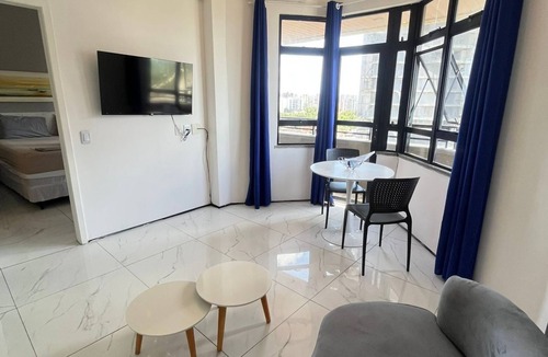 Mucuripe Apartment | 957 Golden flat, 1 bedroom, 45 m2, sea view, on the beachfront avenue.