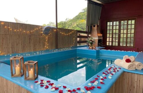 Conceicao de Jacarei House | A Casa Da Praia Piscina privativa