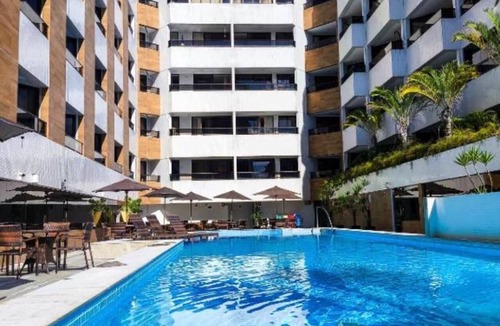 Cabo Branco Apartment | A comfortable apartment with a balcony overlooking the sea, on the beachfront of Cabo Branco Beach.