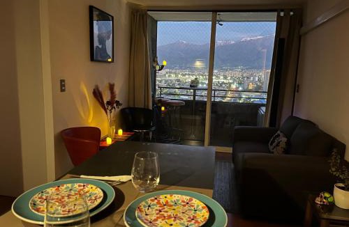 San Joaquin Apartment | Amazing view of Santiago con estacionamiento